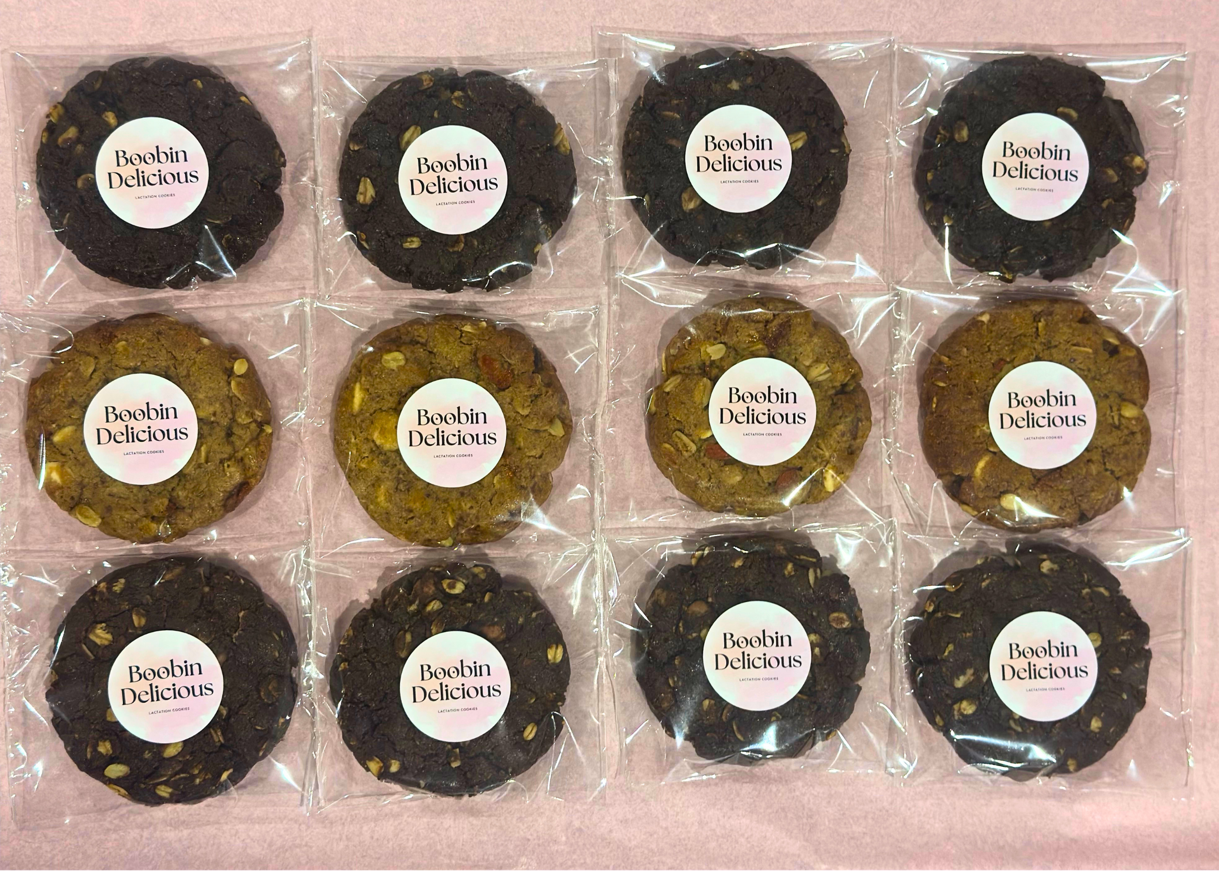Mixed dozen lactation cookies