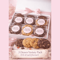 Triple Variety Pack - 36 deliciously indulgent intentionally formulated lactation cookies