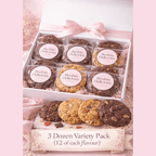 Triple Variety Pack - 36 deliciously indulgent intentionally formulated lactation cookies