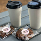12 Original Double Chocolate Lactation Cookies coffee with friends